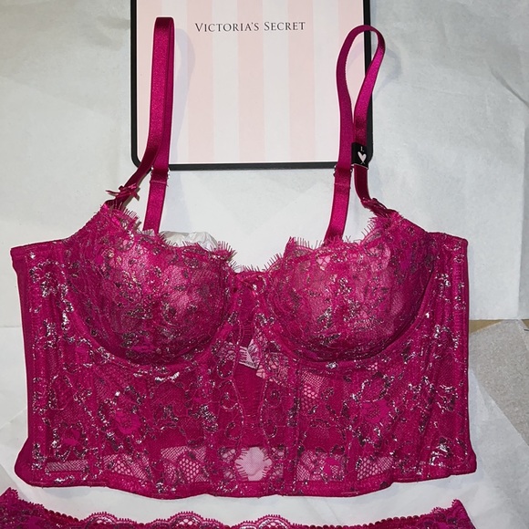 (L) 2pcs Victoria’s Secret Dream Angels Collection Set,  Corset & Cheeky… - Picture 6 of 17